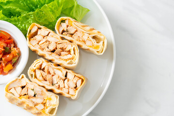 Mexican Quesadilla Chicken - Mexican food style