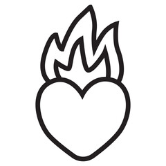 Love illustration with transparent background