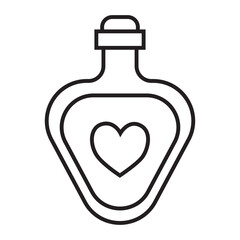 Poison and parfume transparent illustration