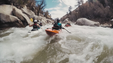 Adrenaline-Pumping Sports Photography: Stunning Images of Beautiful Young Athletes in Extreme Situations Created with Generative AI Technology