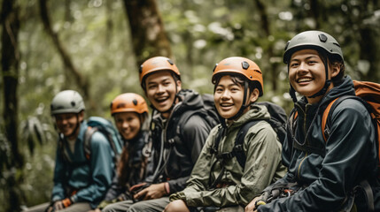 Fototapeta premium Adrenaline-Pumping Sports Photography: Stunning Images of Beautiful Young Athletes in Extreme Situations Created with Generative AI Technology, Generative AI, Generativ, KI