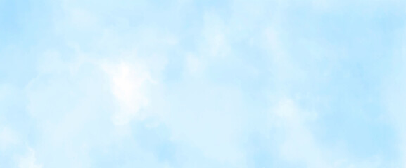 Summer blue sky cloud gradient light white background. Beauty clear cloudy in sunshine calm bright winter air bacground. Gloomy vivid cyan landscape in environment day horizon skyline view