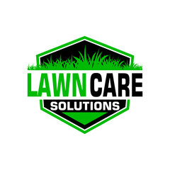 lawn care logo design creative idea vector design inspiration	
