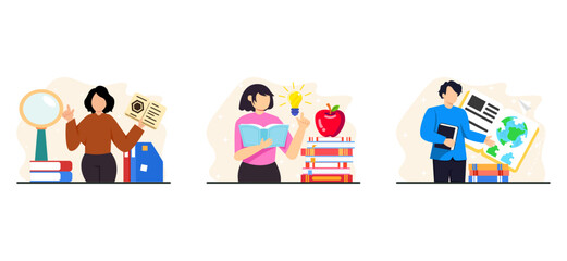 World Book Day Flat Bundle Design