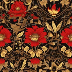 Gordijnen Beautiful and Intricate Patterns, made by generative ai © jommar