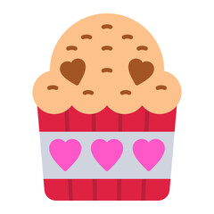 Cupcake Flat Icon