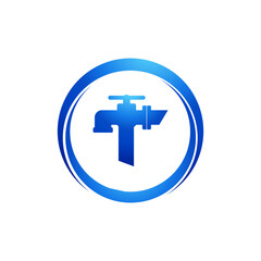 Logo plumbing initial