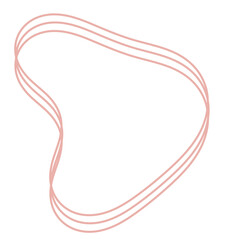 Fototapeta premium Pink Blob Lines 