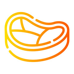 meat gradient icon