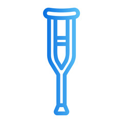 crutch gradient icon