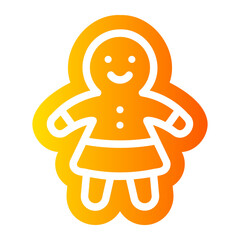 gingerbread gradient icon