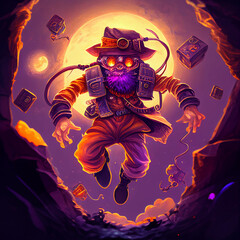 Alien archaeologist generative ai