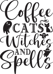 Coffee Cats Witches And Spells