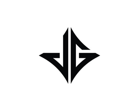 JG Logo design vector template