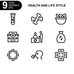 health and life style icon or logo isolated sign symbol vector illustration - Collection of high quality black style vector icons 
