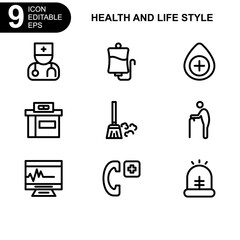 health and life style icon or logo isolated sign symbol vector illustration - Collection of high quality black style vector icons 
