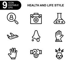 health and life style icon or logo isolated sign symbol vector illustration - Collection of high quality black style vector icons 
