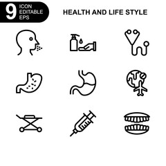 health and life style icon or logo isolated sign symbol vector illustration - Collection of high quality black style vector icons 
