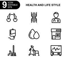health and life style icon or logo isolated sign symbol vector illustration - Collection of high quality black style vector icons 
