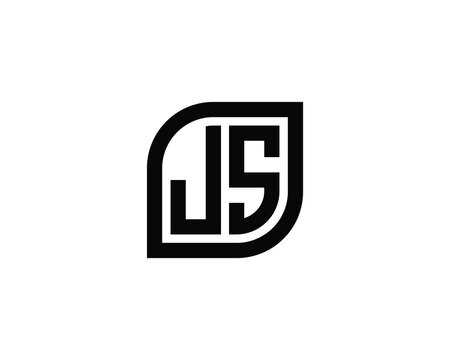 JS Logo design vector template