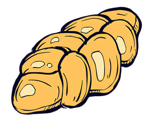croissant with cheese