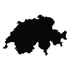 Obraz premium switzerland map icon vektor