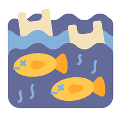 waste pollution in the sea