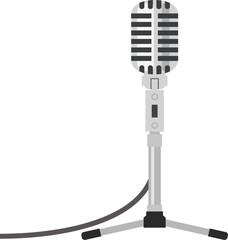 マイクスタンドにセットしたガイコツマイク