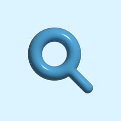 magnifying glass 3d