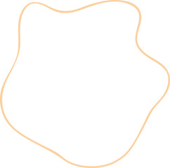 Abstract Organic Shape Outline