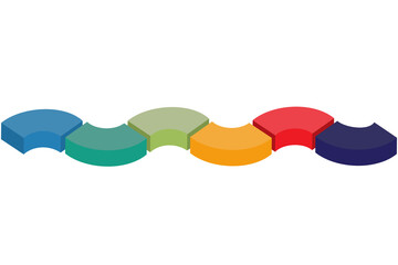 Infographic template for business.Modern Timeline diagram with journey concept, presentation vector infographic with PNG transparent background.