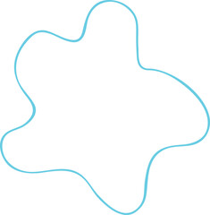 Fototapeta premium Abstract Shape Outline