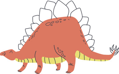 illustration of cartoon dinosaur