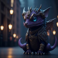 Cute dragon, Created using generative AI