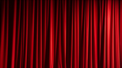 red curtain texture, theater curtain - obrazy, fototapety, plakaty
