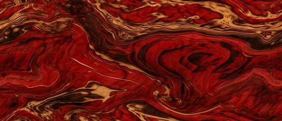 Moderne weichen Luxus Marmor Textur Schwarz, Rot und Gold, mit glatten und sauberen subtilen Hintergrund. Generative AI Illustration
