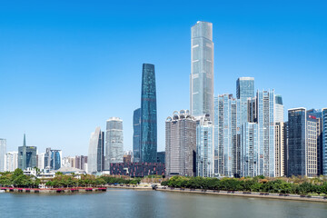 Guangzhou modern urban architectural landscape