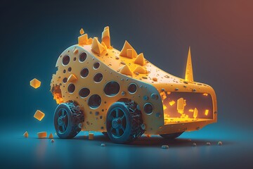 Vehicle created using AI Generative Technology