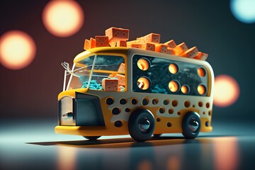Vehicle created using AI Generative Technology