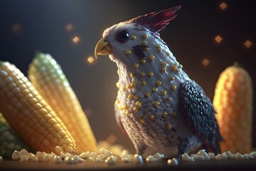 Bird created using AI Generative Technology