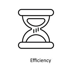 Efficiency Vector  outline Icons. Simple stock illustration stock