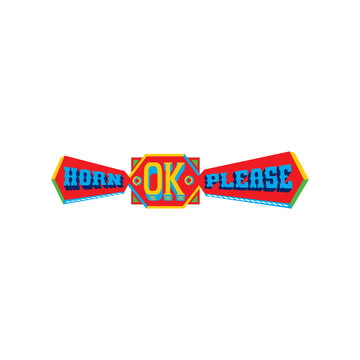 Horn Ok please Indian truck art design