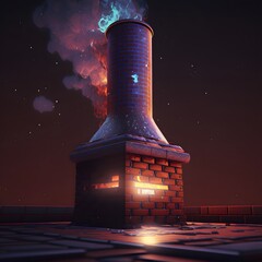 Chimney created using Generative AI Technology