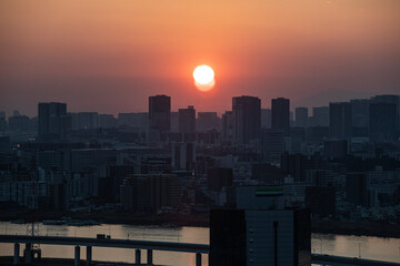 Fototapeta premium 船堀タワーから観る東京の景色
