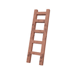 wooden ladder