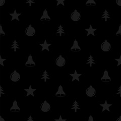 Fototapeta premium Seamless pattern for Christmas with elements Christmas.