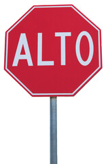 Señal de alto (stop)