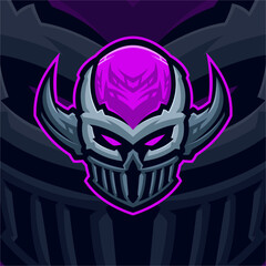 Monster logo mascot illustration premium vector