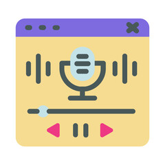 podcast in web