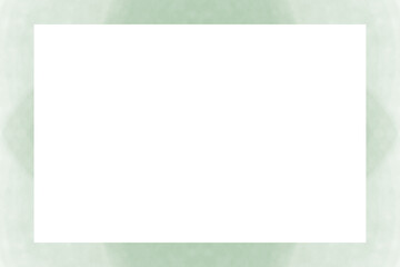 緑色のグラファイトブラシのフレーム素材(透過)